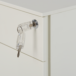 Büroschrank CAMI Metall Cremeweiss