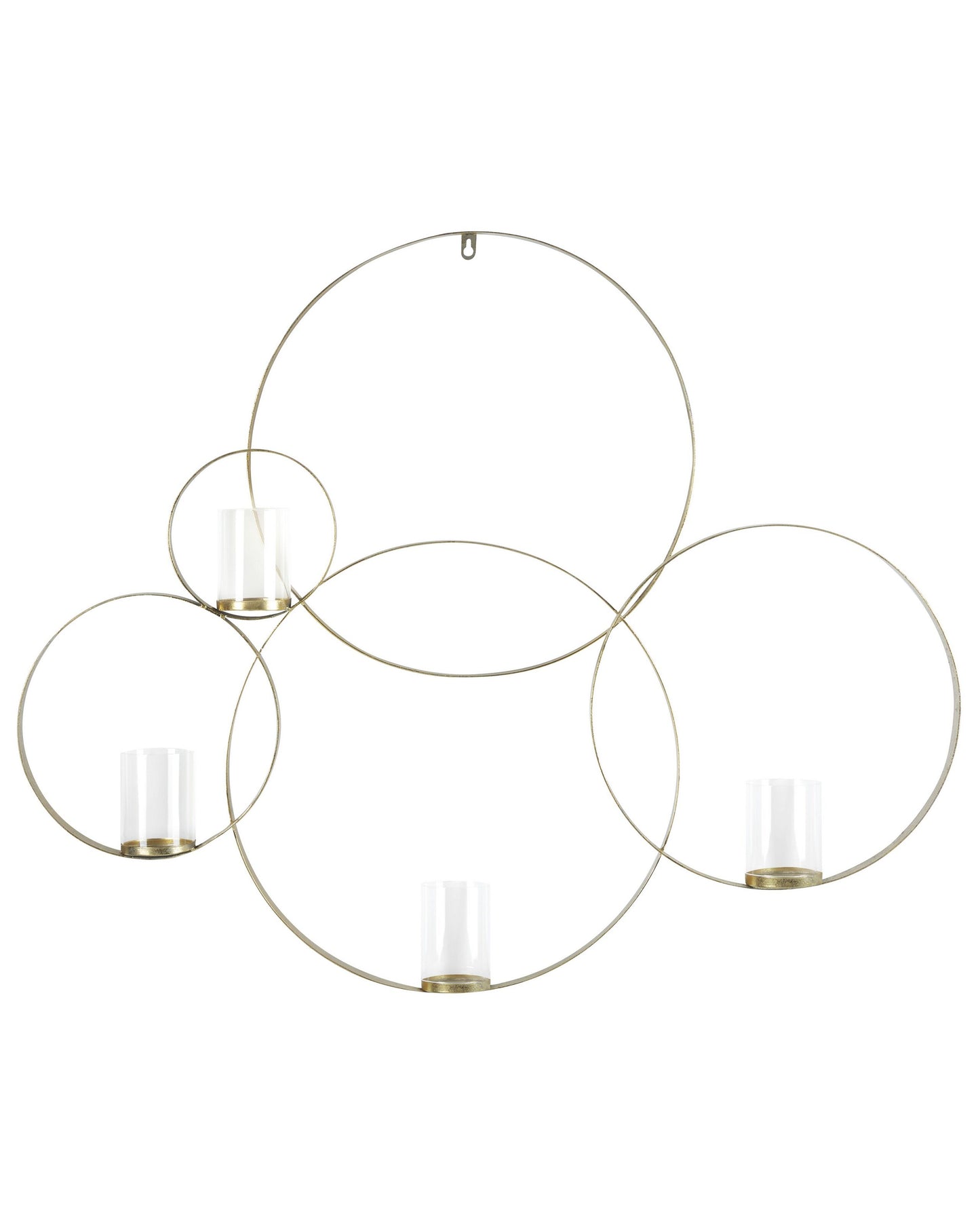 Wandkerzenhalter BURU Metall 80 cm Gold
