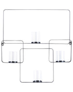 Wandkerzenhalter PALAWAN Metall 65 cm Schwarz