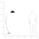 Stehlampe KAMA Metall Gold