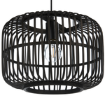 Hängelampe MACHEKE Bambusholz Schwarz