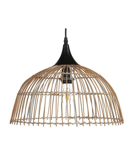 Hängelampe BARARIS Rattan Naturfarben