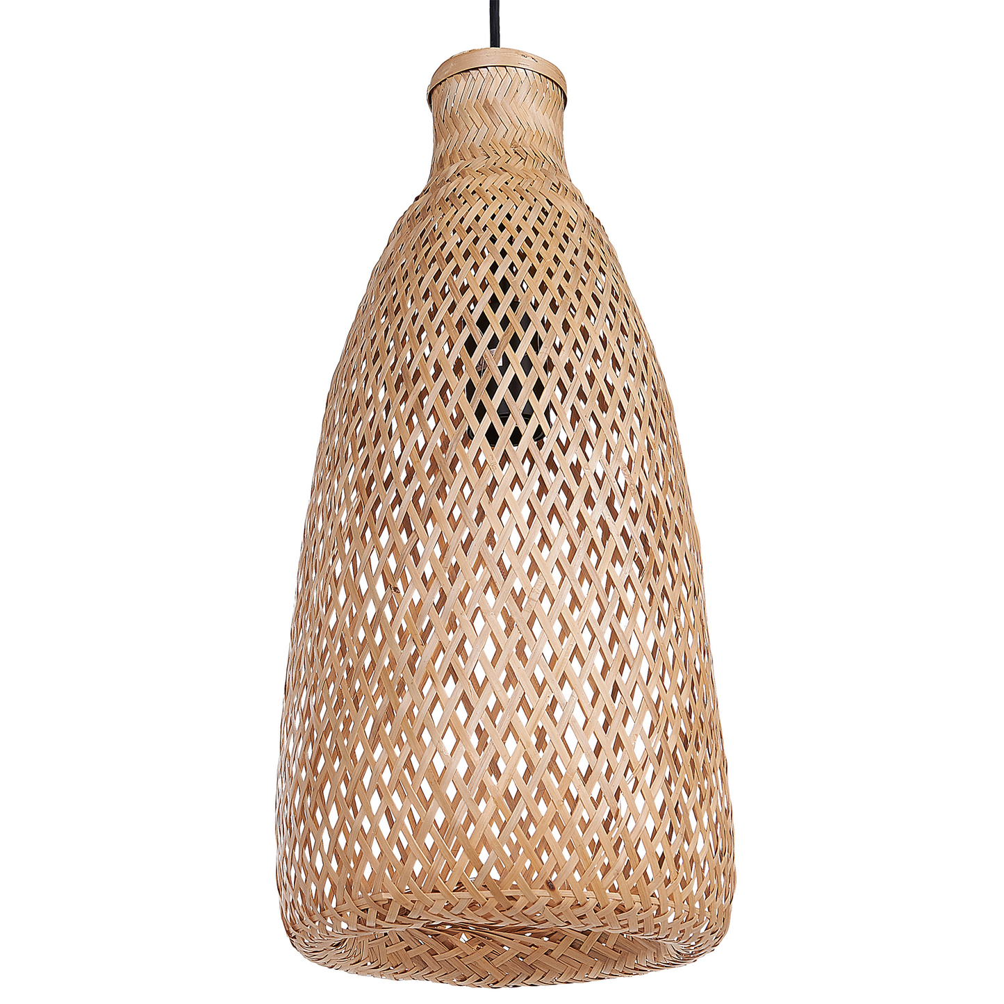 Hängelampe LWELA Bambusholz Naturfarben