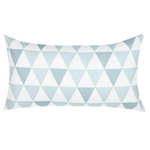 Gartenkissen 2er Set TRIFOS Geometrisches Muster 40 x 70 cm Blau