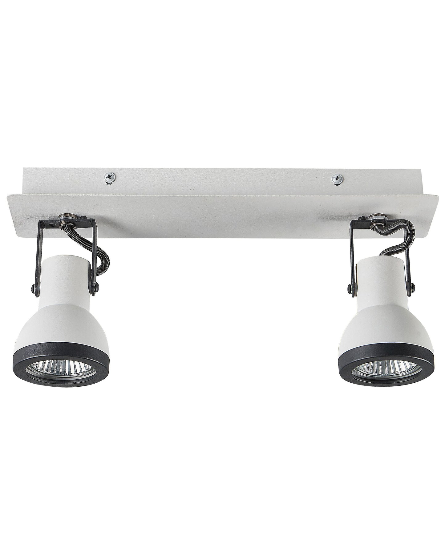 Strahler 2-flammig BARO verstellbar Metall Weiss