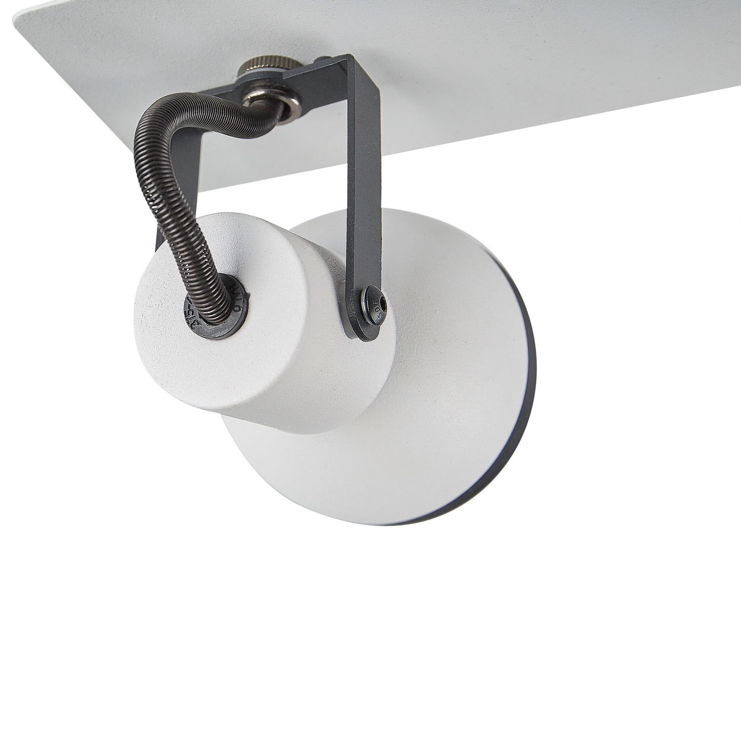 Strahler 2-flammig BARO verstellbar Metall Weiss
