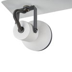 Strahler 2-flammig BARO verstellbar Metall Weiss