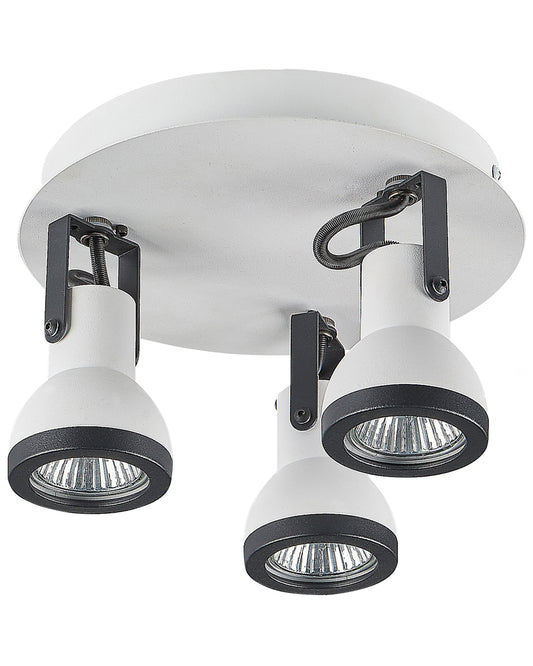 Strahler 3-flammig BARO verstellbar Metall Weiss