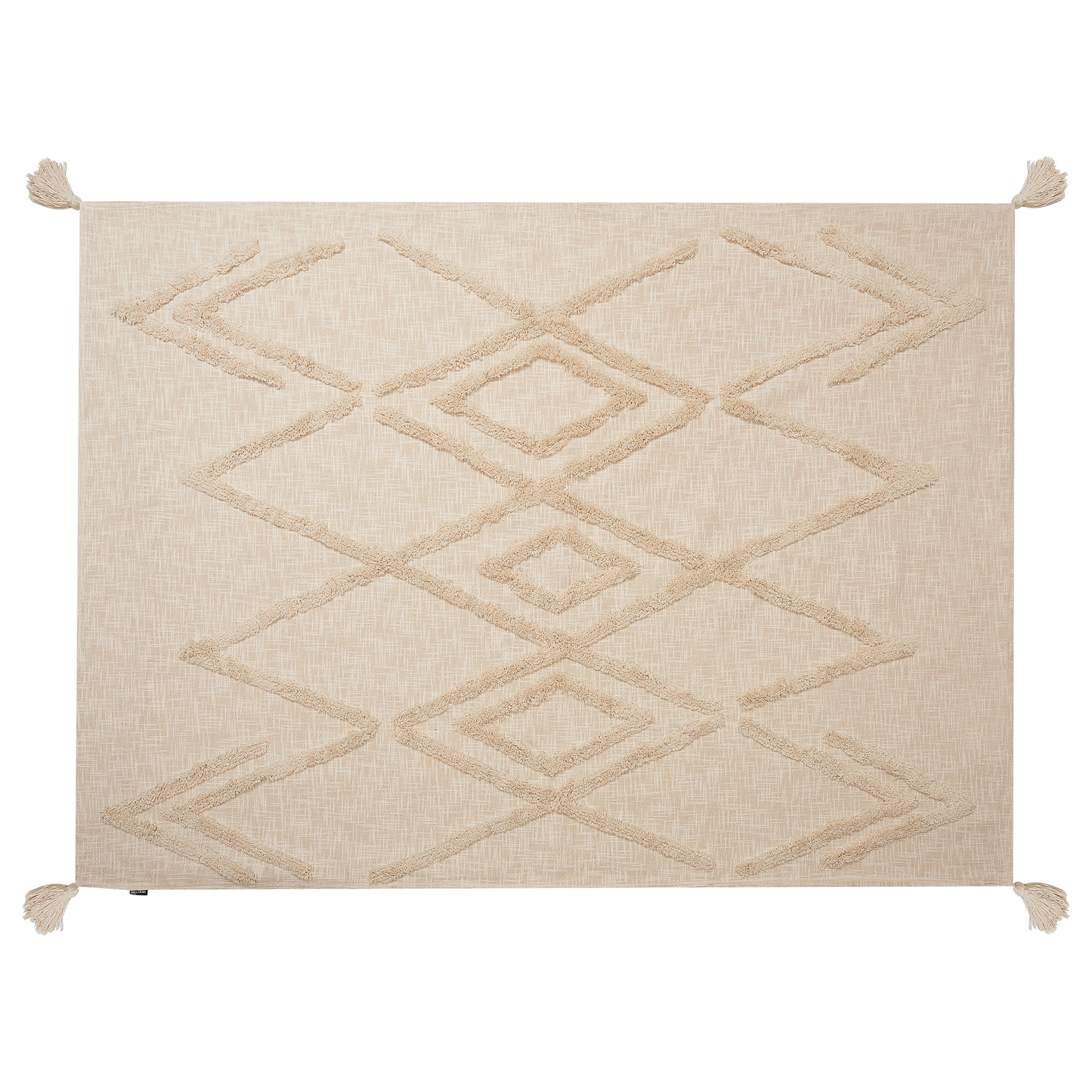 Kuscheldecke MORBI Baumwolle 130 x 180 cm Beige