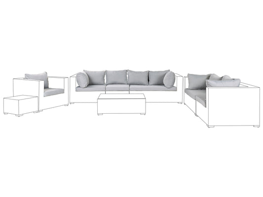 Outdoor Kissenbezug Set MAESTRO II Grau