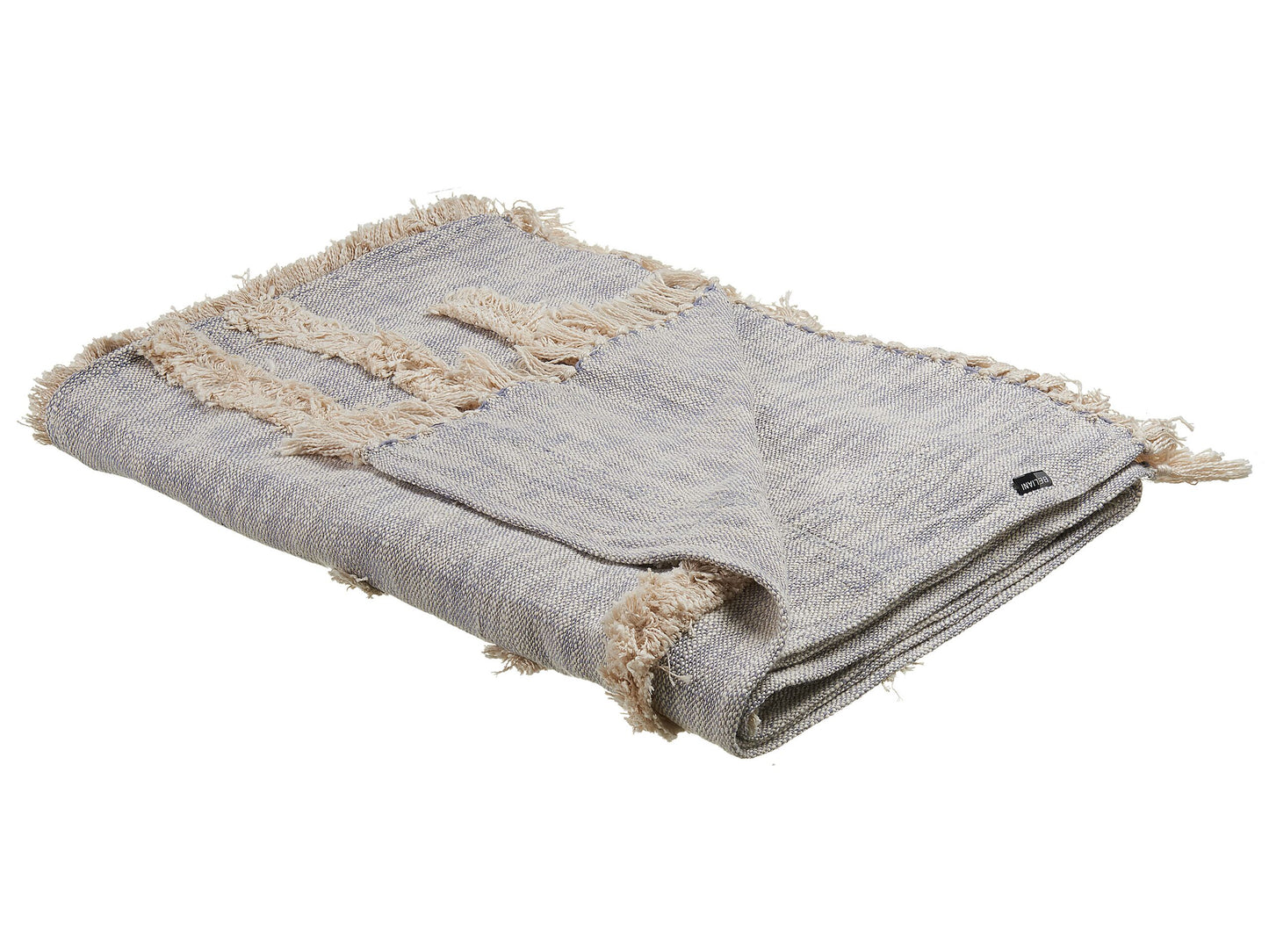 Kuscheldecke HOSPET Baumwolle 130 x 180 cm Grau