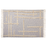 Kuscheldecke HOSPET Baumwolle 130 x 180 cm Grau