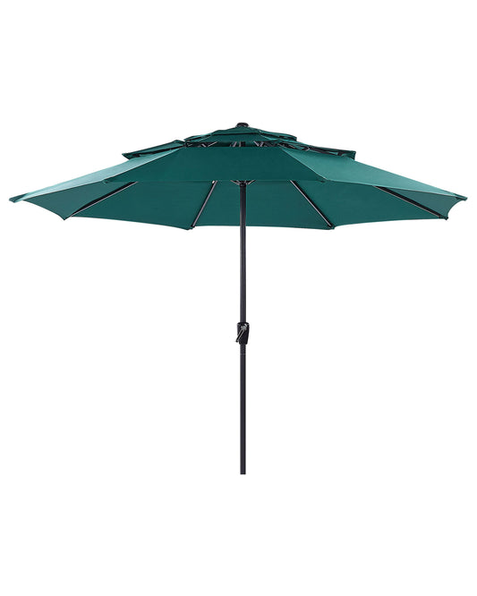 Marktschirm 285 cm BIBIONE Smaragdgrün