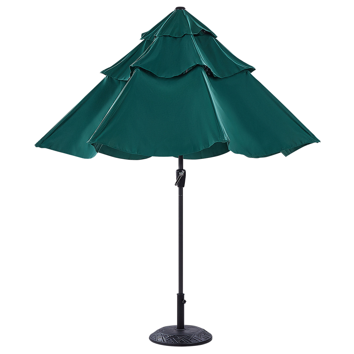 Marktschirm 285 cm BIBIONE Smaragdgrün