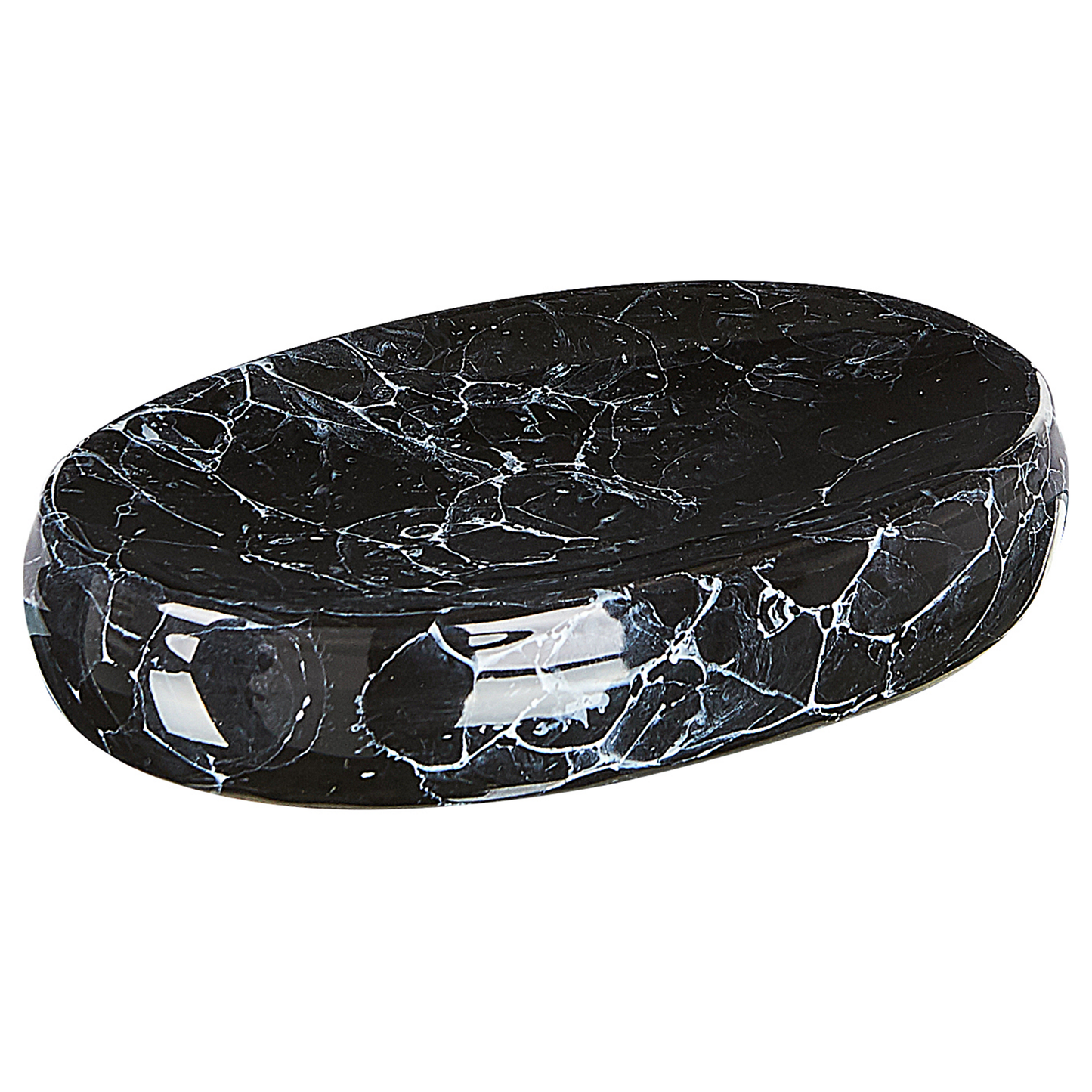 Badaccessoires Set 6-teilig PALMILLA Keramik Schwarz