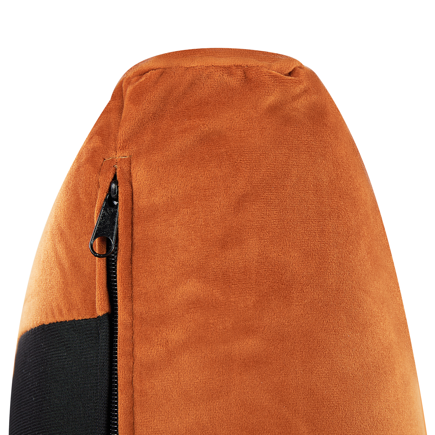 Bett mit Lattenrost Samtstoff MELLE 180 x 200 cm Orange