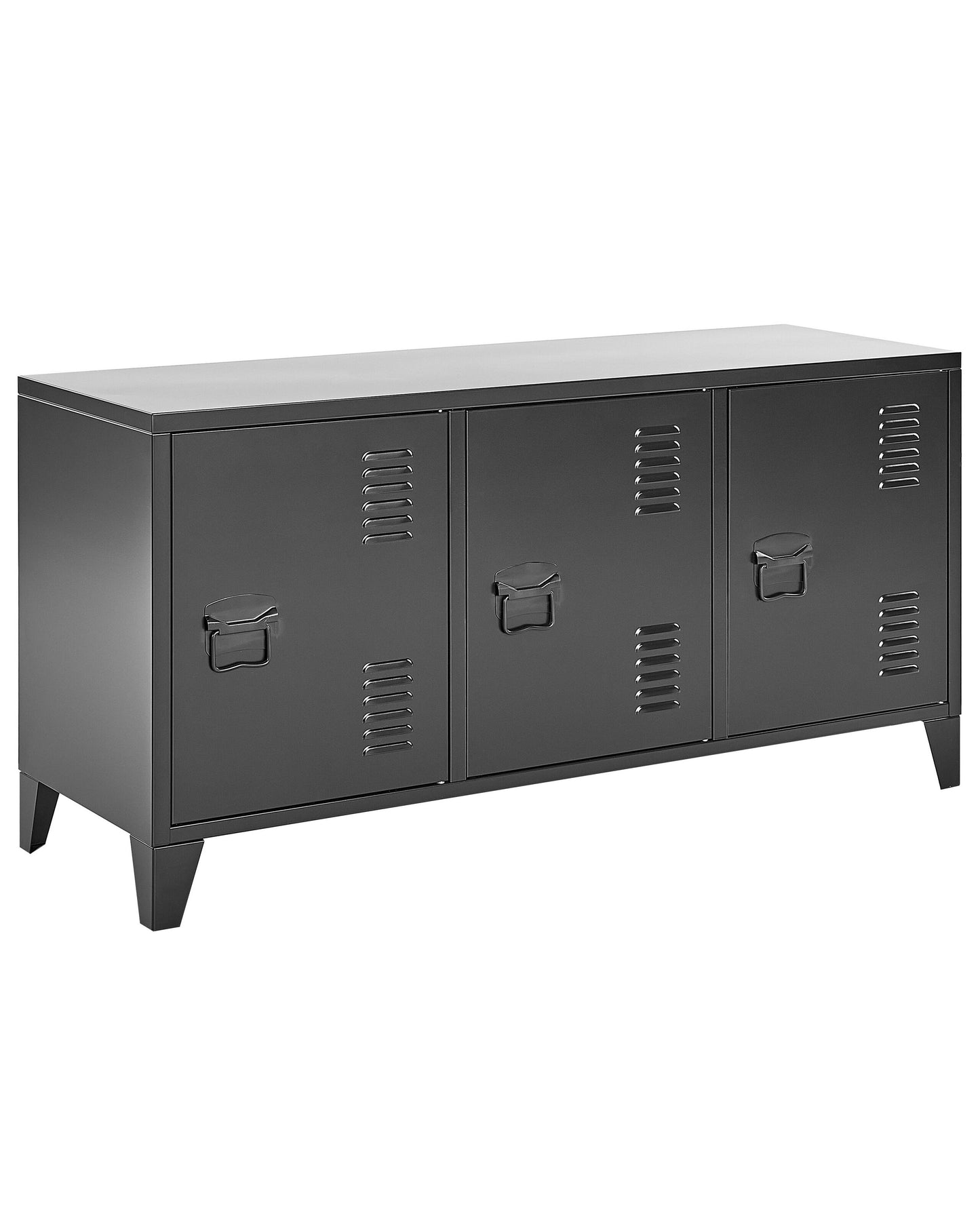Büroschrank CARDIFF Metall Schwarz