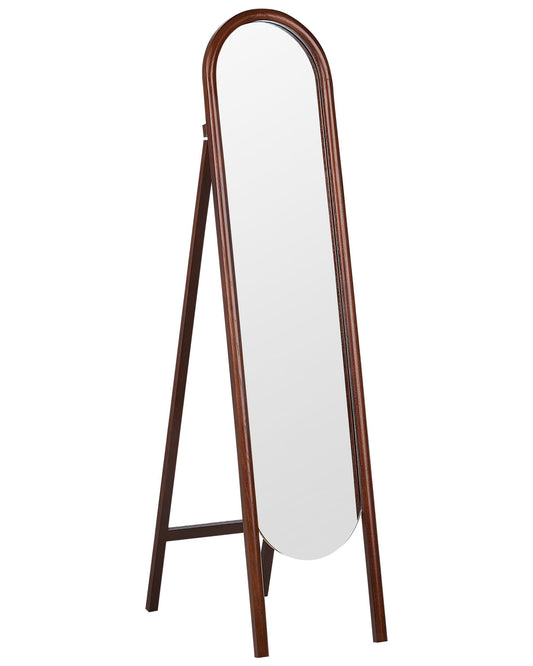 Standspiegel CHELLES 150 cm Holz Dunkelbraun
