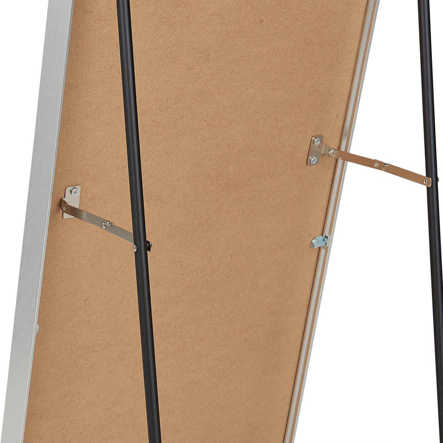 Standspiegel BAGNOLET 150 cm Metall Silber