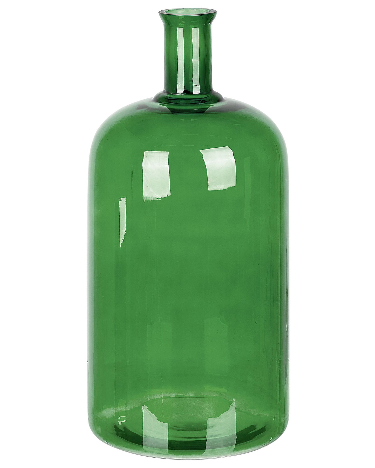 Blumenvase KORMA Glas 45 cm Smaragdgrün