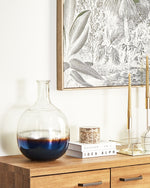Blumenvase RAZALA Glas 34 cm Bunt