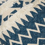 Dekokissen 2er Set SAFI Baumwolle 50 x 50 cm Blau Geometrisches Muster