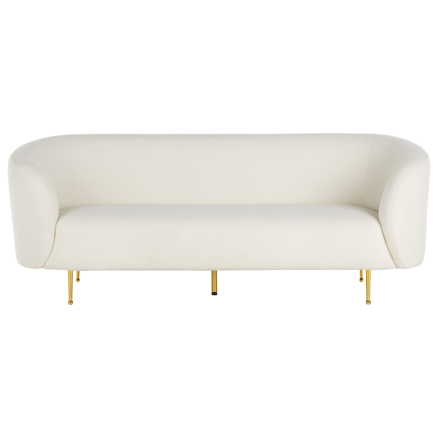 Sofa Set Bouclé weiss 6-Sitzer LOEN