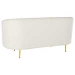 Sofa Set Bouclé weiss 6-Sitzer LOEN