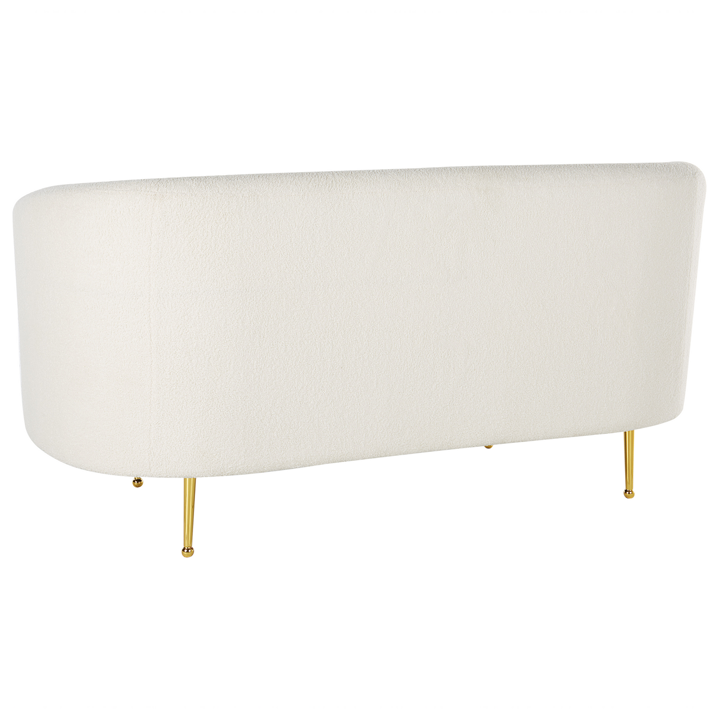 Sofa Set Bouclé weiss 6-Sitzer LOEN