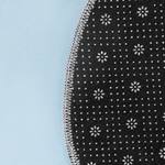 Kinderteppich hellblau 90 x 120 cm Wolkenmotiv Kurzflor CUMULUS