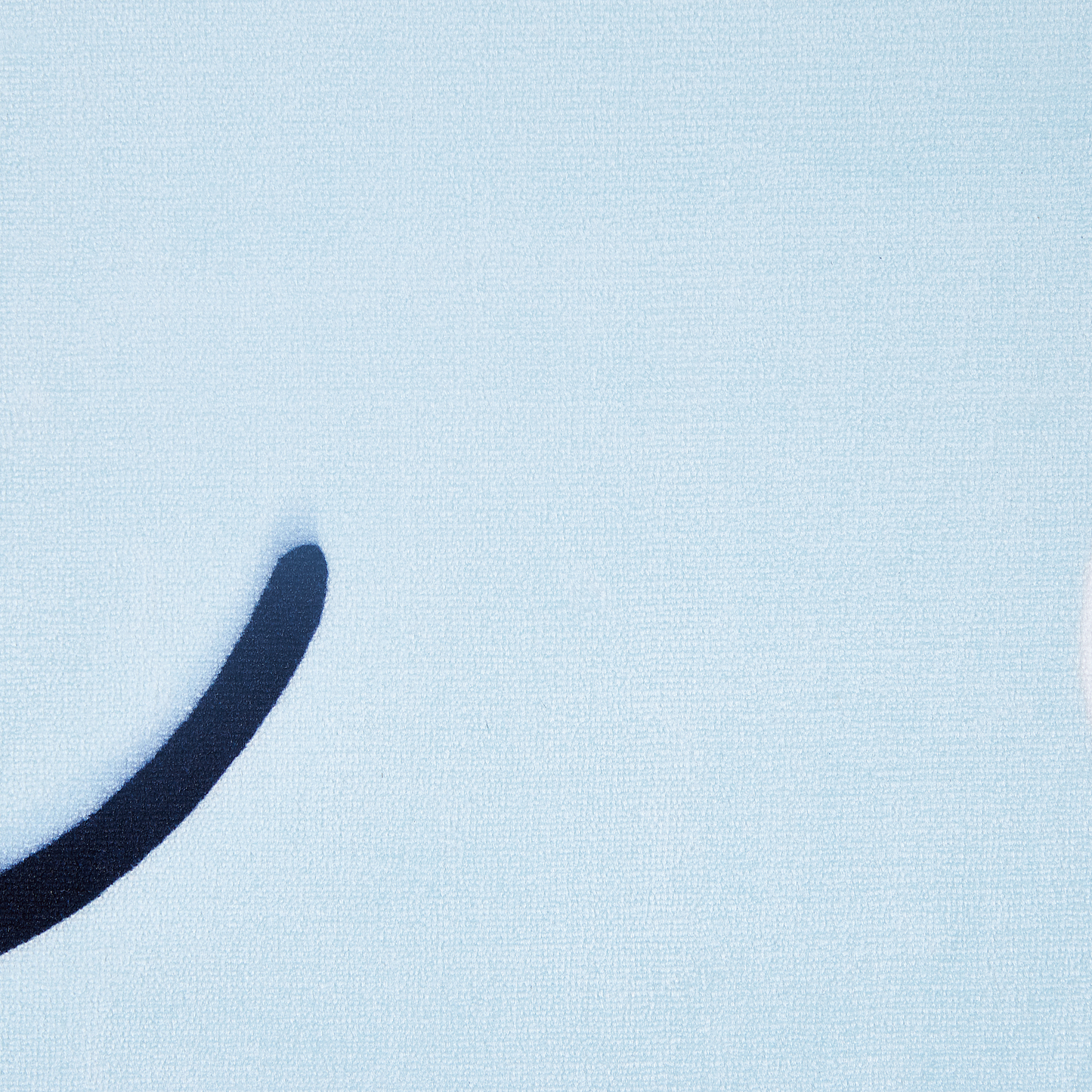 Kinderteppich hellblau 90 x 120 cm Wolkenmotiv Kurzflor CUMULUS