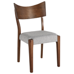 Esszimmerstuhl 2er Set EDEN Holz Hellgrau