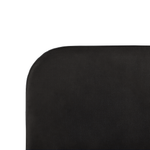Bett mit Lattenrost Samtstoff FLAYAT 180 x 200 cm Schwarz