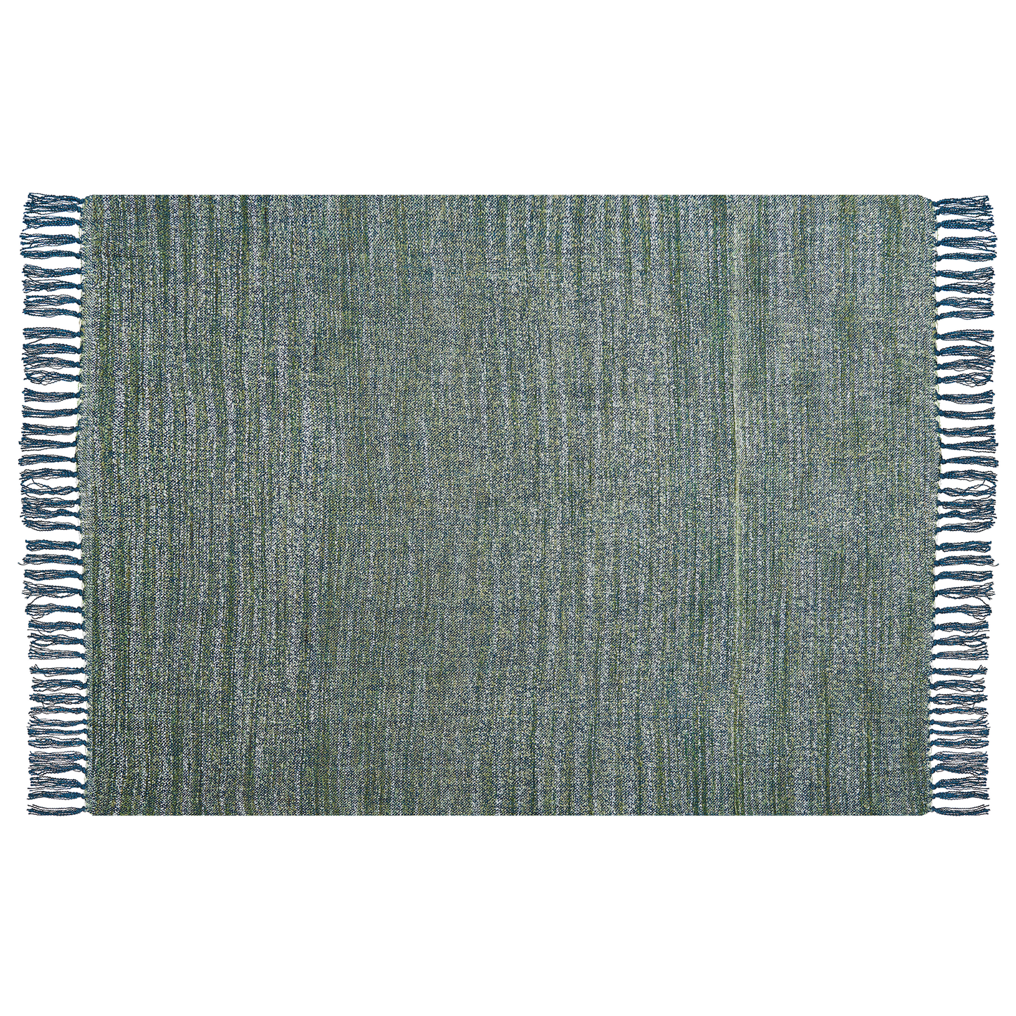 Kuscheldecke PAIRE Stoff 130 x 170 cm Blaugrün