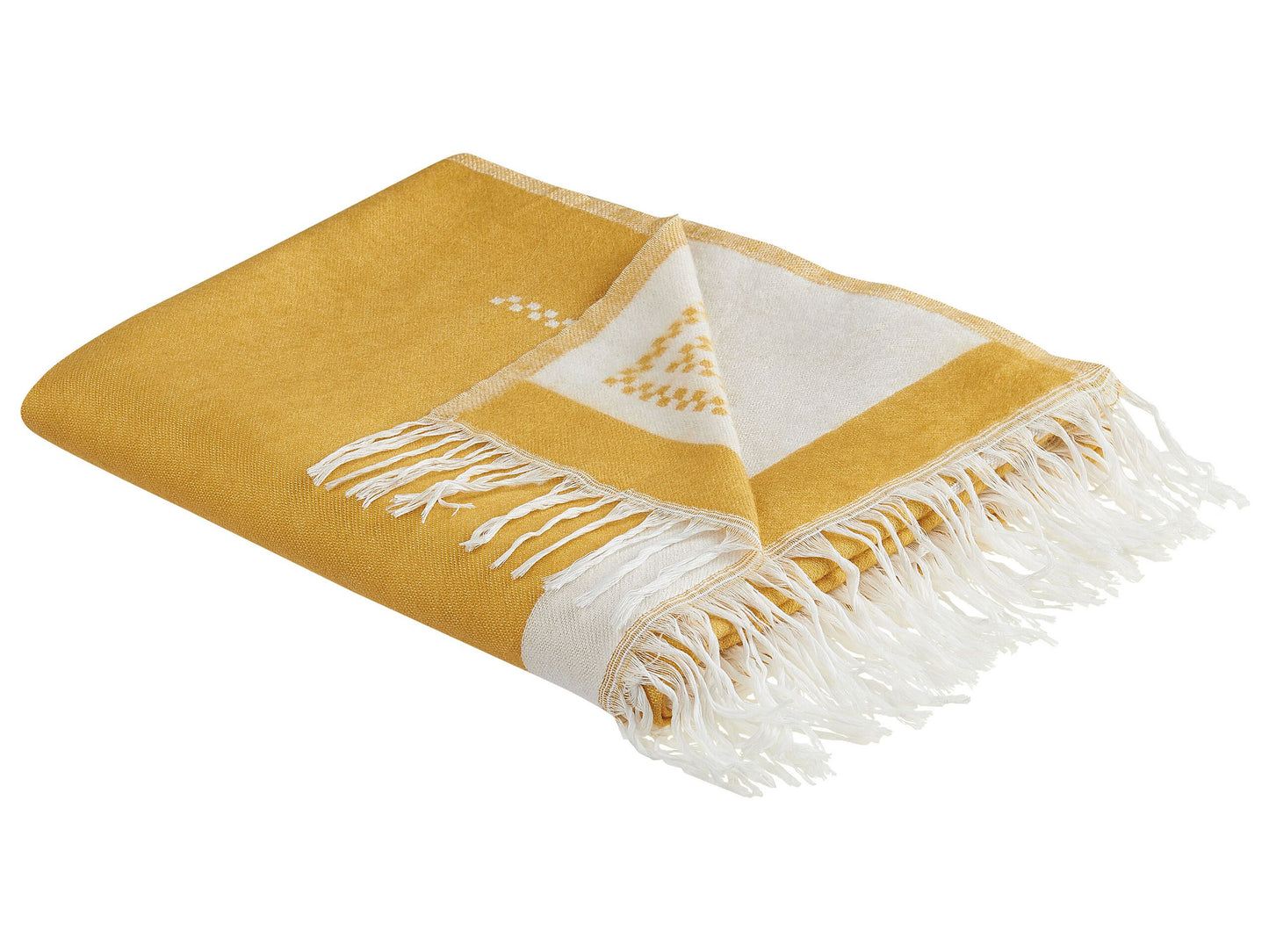 Kuscheldecke JALKINI 130 x 170 cm Gelb
