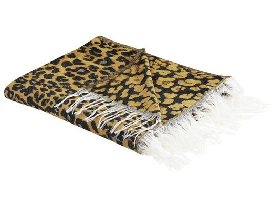 Kuscheldecke JAMUNE 130 x 170 cm Braun