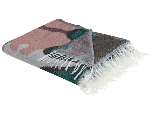 Kuscheldecke SOMANI Stoff 130 x 170 cm Bunt