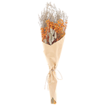Trockenblumen orange / naturfarben 65 cm CERCEDILLA