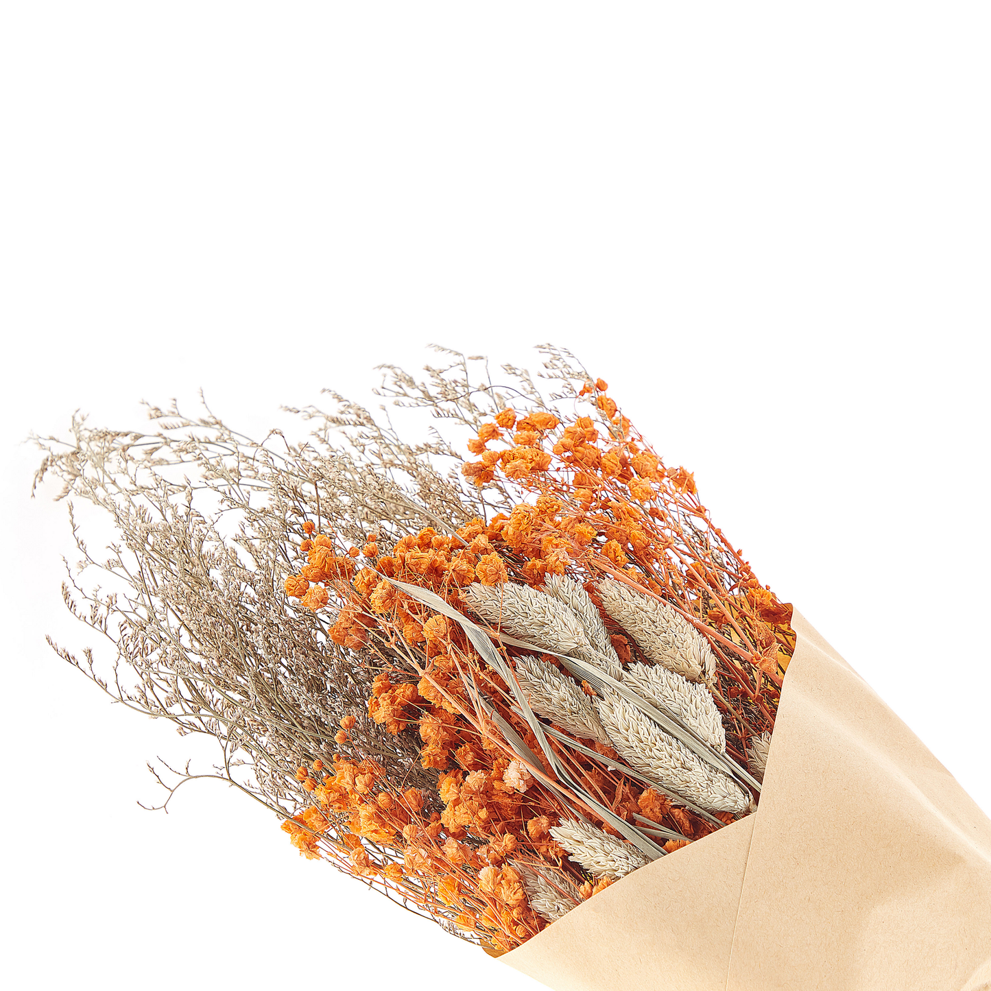Trockenblumen orange / naturfarben 65 cm CERCEDILLA