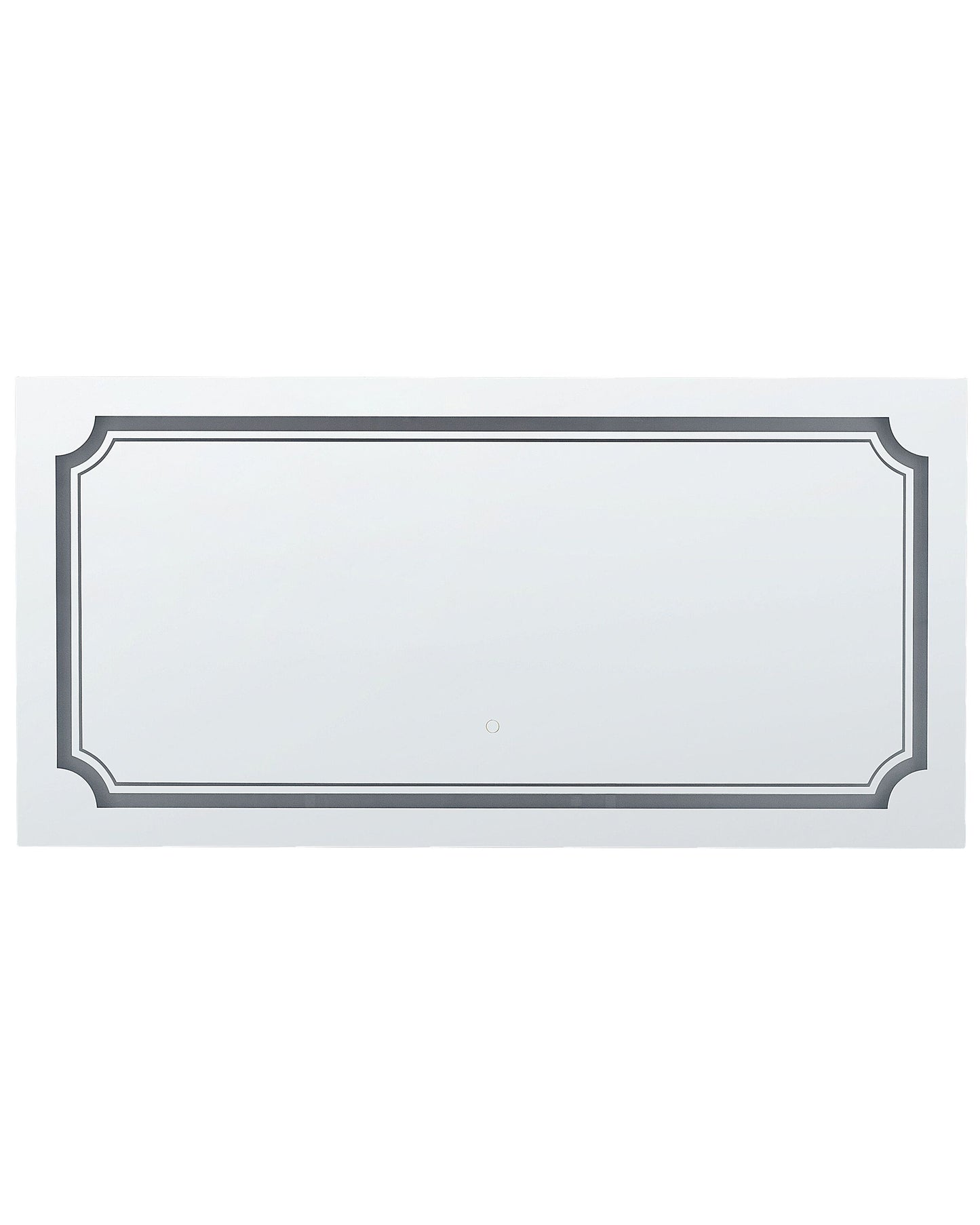 LED-Badezimmer-Spiegel ARROMACHNES 120 cm 60 cm Silber