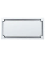 LED-Badezimmer-Spiegel ARROMACHNES 120 cm 60 cm Silber