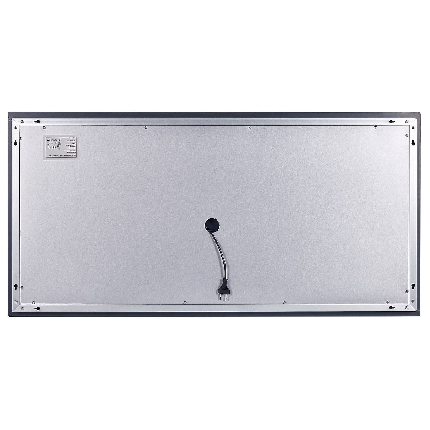 LED-Badezimmer-Spiegel ARROMACHNES 120 cm 60 cm Silber