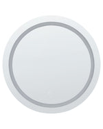 LED-Badezimmer-Spiegel COURSEULLES 79 cm 79 cm Silber