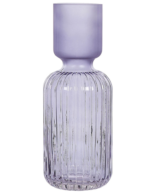 Blumenvase TRAGANA Glas 31 cm Violett
