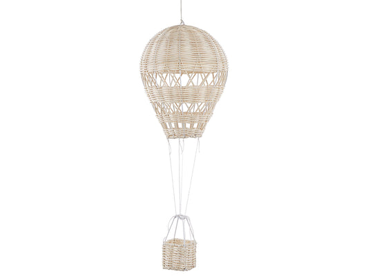 Wandobjekt Ballon BEMBA Rattan 60 cm Naturfarben