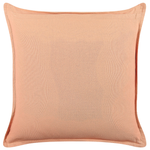 Dekokissen RHODOCOMA Samtstoff 45 x 45 cm Rosa Geometrisches Muster