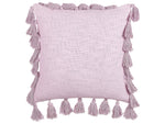 Dekokissen LYNCHIS Baumwolle 45 x 45 cm Rosa Ohne Muster