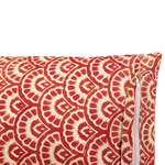 Dekokissen 2er Set RHUS Baumwolle 45 x 45 cm Rot Geometrisches Muster