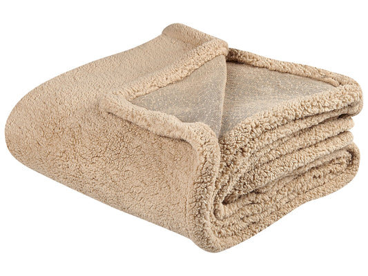 Kuscheldecke MIRGE 125 x 150 cm Sandbeige