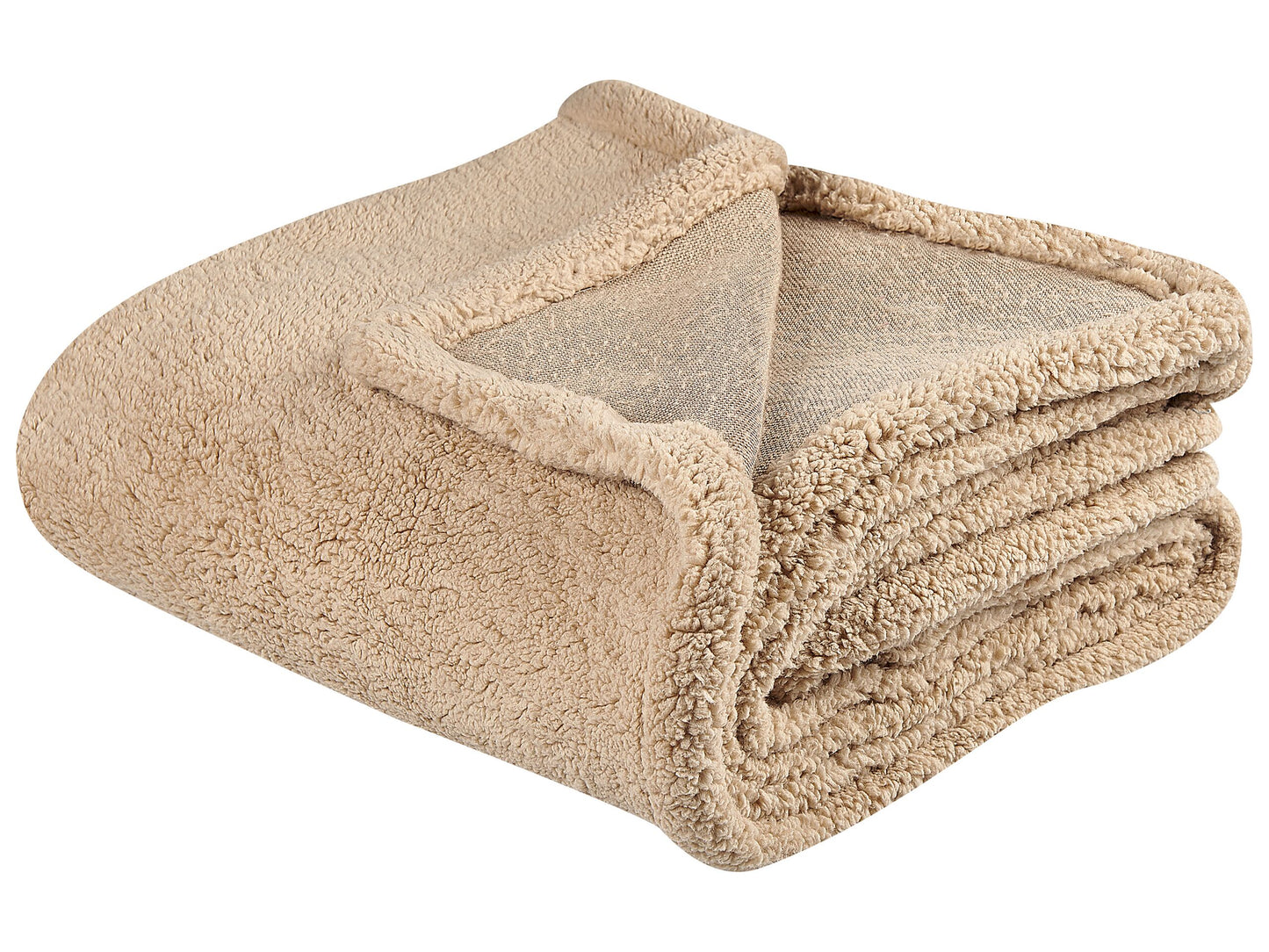 Kuscheldecke MIRGE 125 x 150 cm Sandbeige